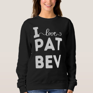 I Kärlek Pat Bev I Heart Pat Bev T Shirt
