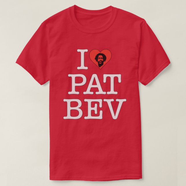 I Kärlek Pat Bev TShirt T Shirt (Design framsida)