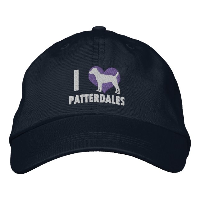 I Kärlek Patterdales Embroized Hat (Blue) Broderad Keps (Framsida)