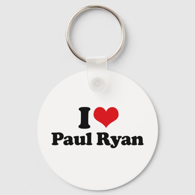 I KÄRLEK PAUL RYAN (2).png Nyckelring (Framsida)