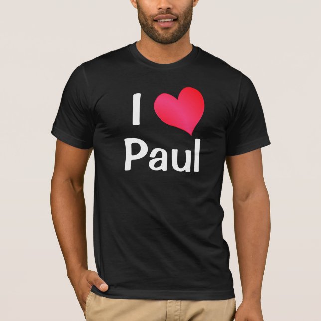 I Kärlek Paul T-shirt (Framsida)
