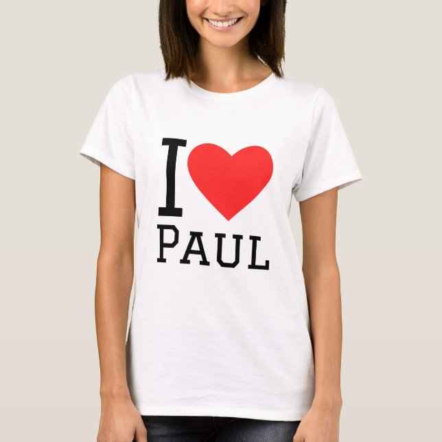 I kärlek Paul T Shirt (Framsida)