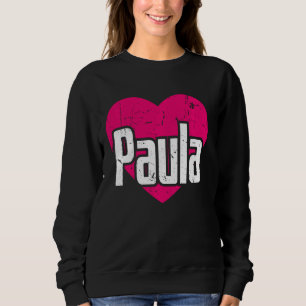 I Kärlek Paula Cute First Namn I Heart Paula T Shirt