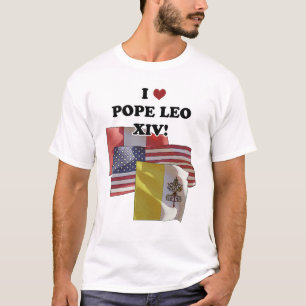 I Kärlek påve Leo XIV! (Version II) T Shirt