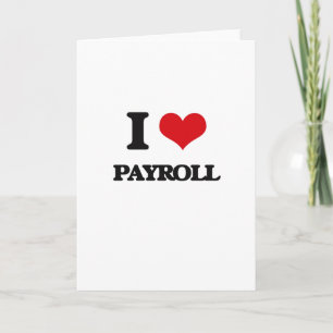 I Kärlek Payroll Kort