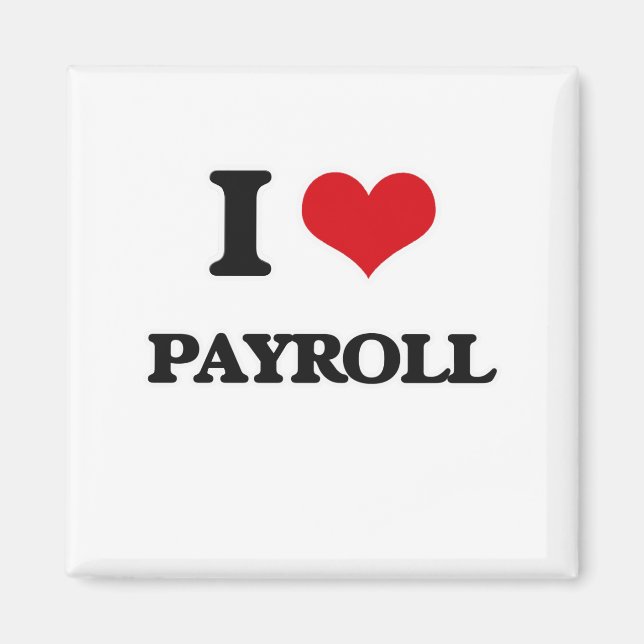 I Kärlek Payroll Magnet (Framsidan)
