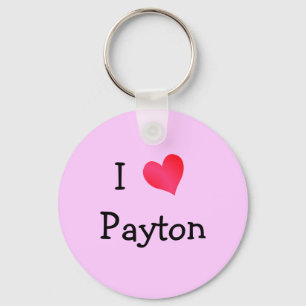 I Kärlek Payton Nyckelring