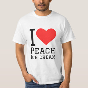 I kärlek peach glass t shirt