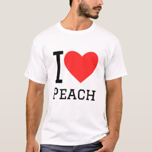 I kärlek peach t shirt