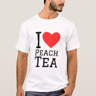 I kärlek peach-te t shirt