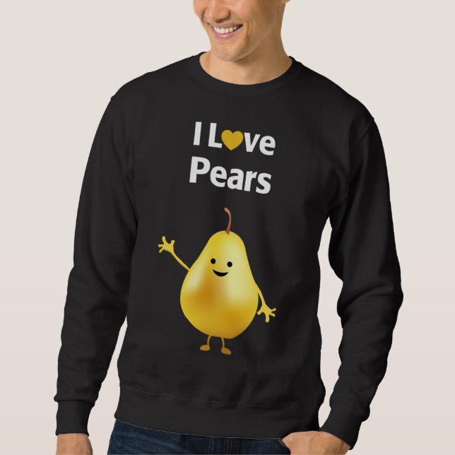 I Kärlek Pears Lång Ärmad Tröja (Framsida)