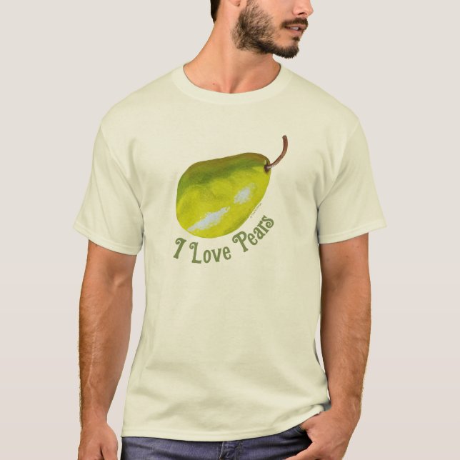 I kärlek Pears T-Shirt (Framsida)