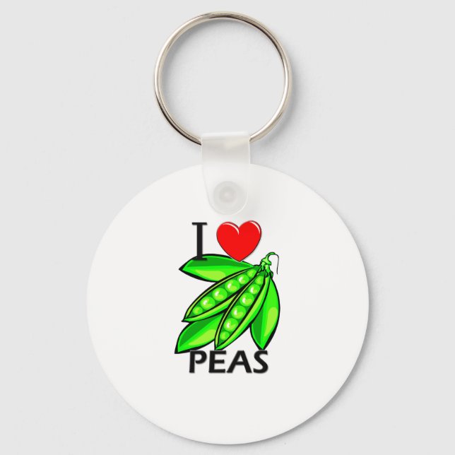 I Kärlek Peas Nyckelring (Framsida)