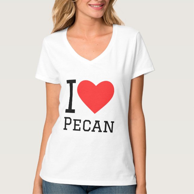 I kärlek pecan t shirt (Framsida)