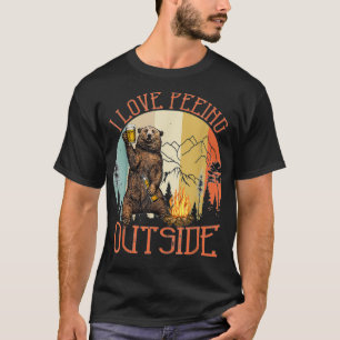 I Kärlek Peeing utanför den funktionella päronberg T Shirt