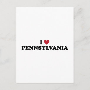 I Kärlek Pennsylvania Vykort
