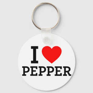 I Kärlek Pepper Nyckelring