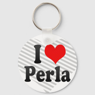 I kärlek Perla Nyckelring