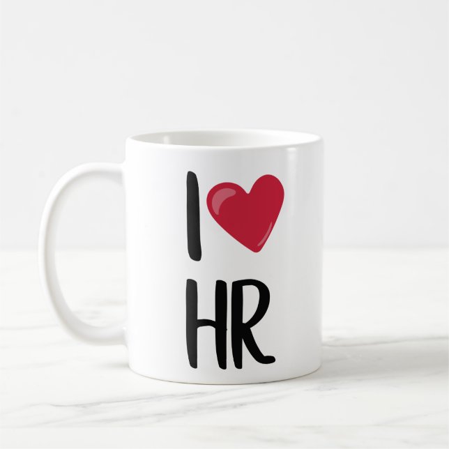 I kärlek Personal HR Kaffemugg (Vänster)