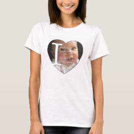 I Kärlek - personlig foto - T Shirt