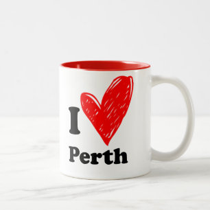 I kärlek Perth Två-Tonad Mugg