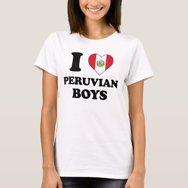 I kärlek Peruvian Boys T-shirt (Framsida)