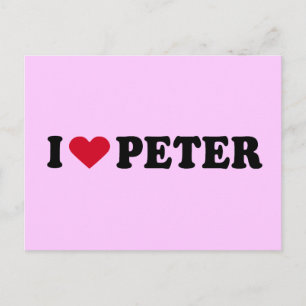I KÄRLEK PETER VYKORT