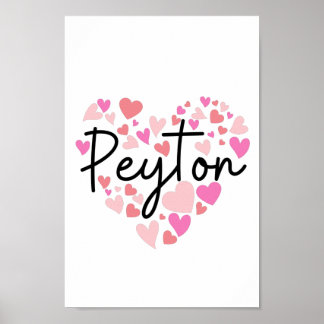 I kärlek Peyton Poster