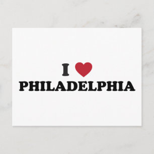 I Kärlek Philadelphia Pennsylvania Vykort
