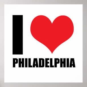 I kärlek Philadelphia Poster