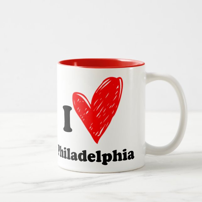 I kärlek Philadelphia Två-Tonad Mugg (Höger)