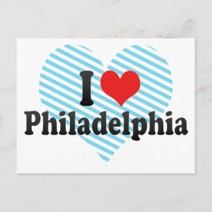 I Kärlek Philadelphia Vykort