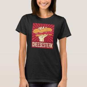 I Kärlek Philly Cheesesteaks Wiz med den där gulde T Shirt