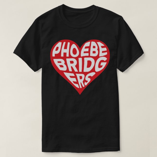 I KÄRLEK PHOEBE BRIDGERS Sticker T Shirt (Design framsida)
