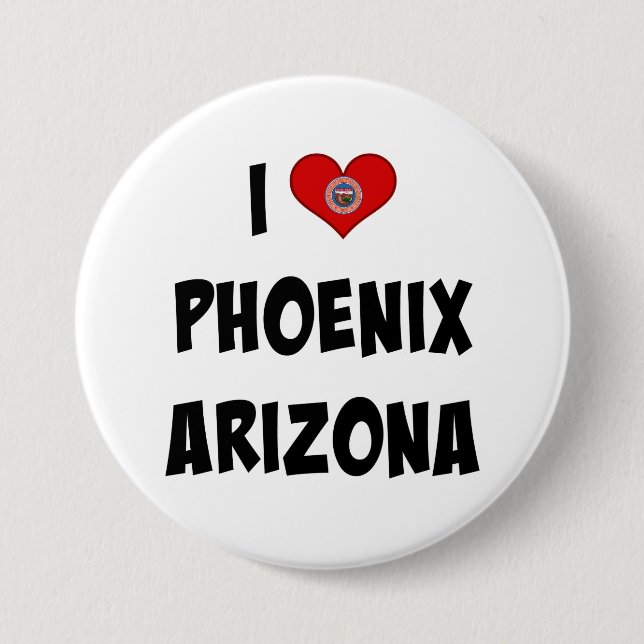 I Kärlek Phoenix, Arizona Knapp (Framsida)