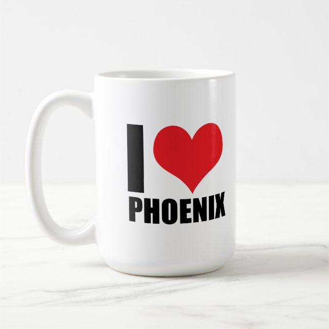 I kärlek Phoenix Kaffemugg (Vänster)