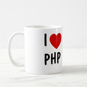 I Kärlek PHP Kaffemugg