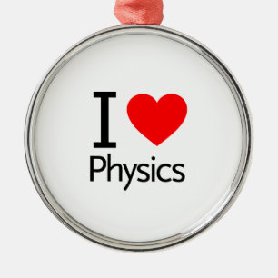 I Kärlek Physics Julgransprydnad Metall