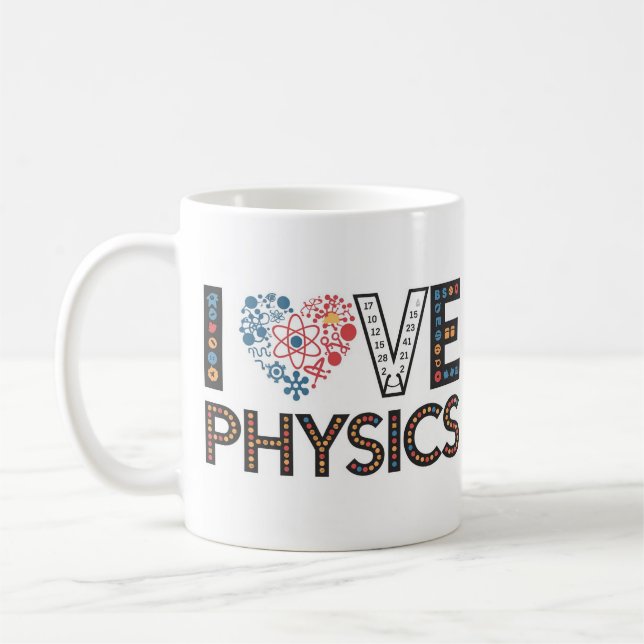 I KÄRLEK PHYSICS KAFFEMUGG (Vänster)