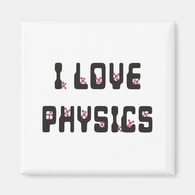 I kärlek Physics Magnet (Framsidan)