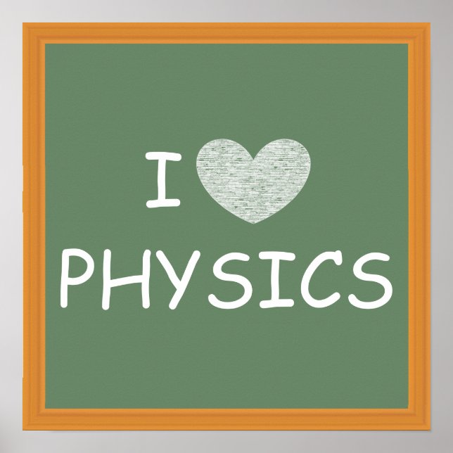 I Kärlek Physics Poster (Framsidan)