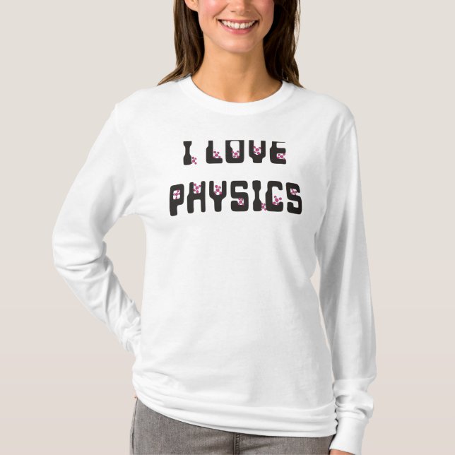 I kärlek Physics T Shirt (Framsida)