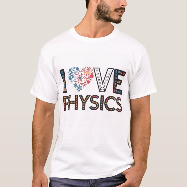 I KÄRLEK PHYSICS T SHIRT (Framsida)