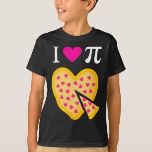 I Kärlek Pi Valentines Pizza Heart Math Teacher T Shirt
