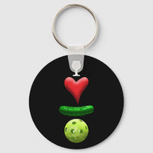 I kärlek Pickleball - Black