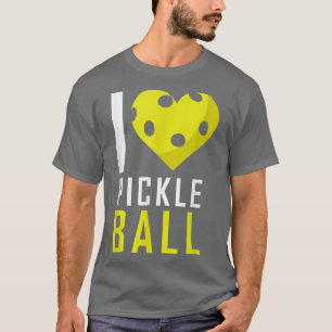 I Kärlek Pickleball, Lung Heart Pension Gift T Shirt