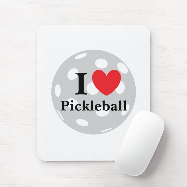 I Kärlek Pickleball Musmatta (Med mus)