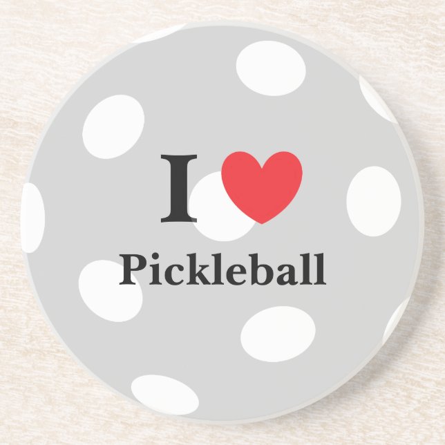 "I Kärlek Pickleball" Underlägg (Framsidan)