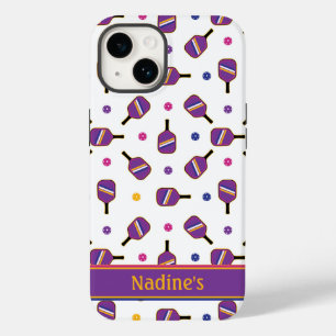 I kärlek Pickleball white Iphone 14 Fodral-Mate iP