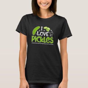 I Kärlek Pickles Cucumber Diet Coach Vegan Dietici T Shirt